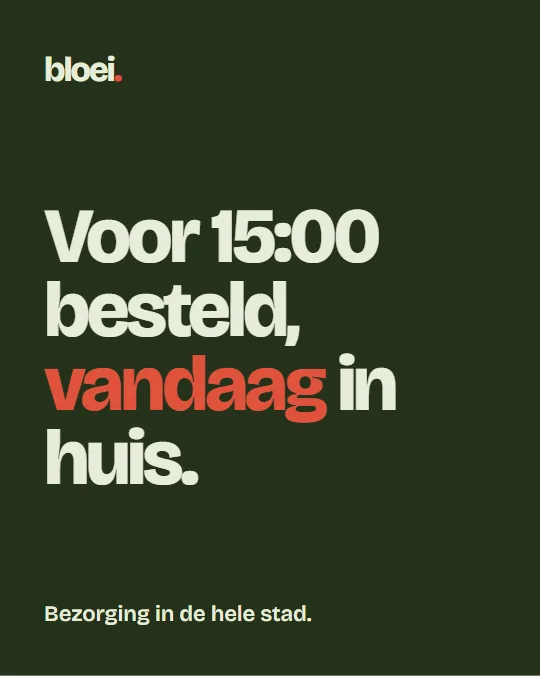 Voorbeeldpost voor een bloemist